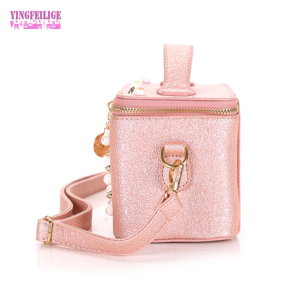 Женская обувь из PU искусственной кожи Модные клапаном жемчуг Заклёпки Для женщин