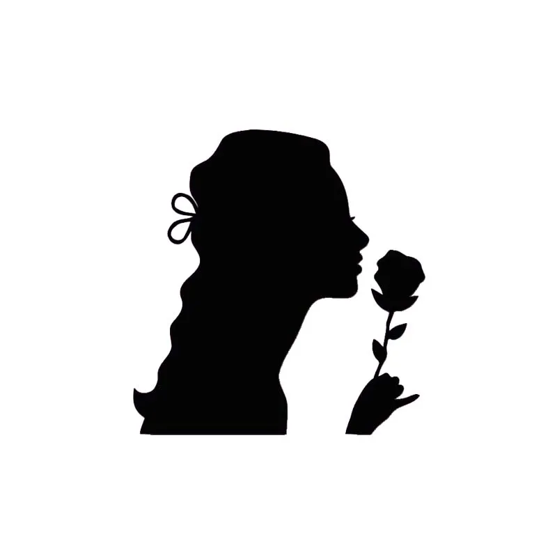 TGS 12 4*12 9 см Kiss The Rose Наклейка на стену &quotПринцесса&quot черный/Серебряный популярный