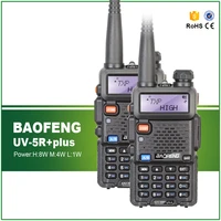 2pcslot 8w max baofeng uv 5r plus triple power walkie talkie baofeng uv 5r plus dual band two way radio with free headset