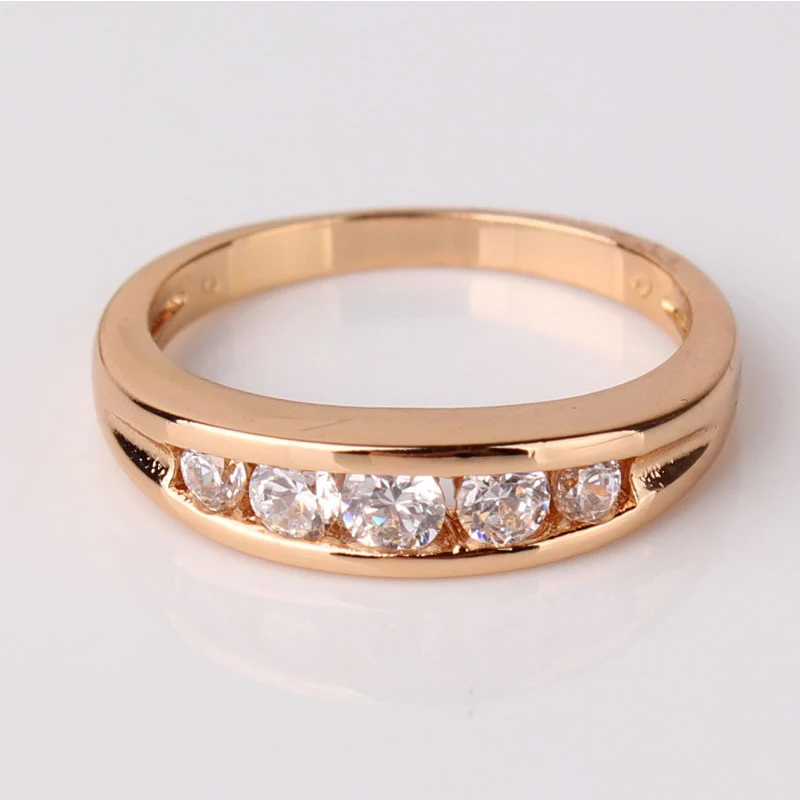 XIAGAO трендовые кольца белого золота половинки вечности браслет Milgrain Pave 9 шт.