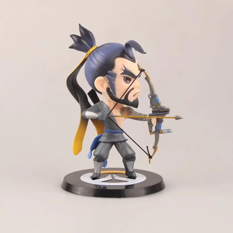 11 см мини Hanzo Soldier 76 Q Ver фигурка Heros Hochot игра японского аниме статуя ПВХ фанатов