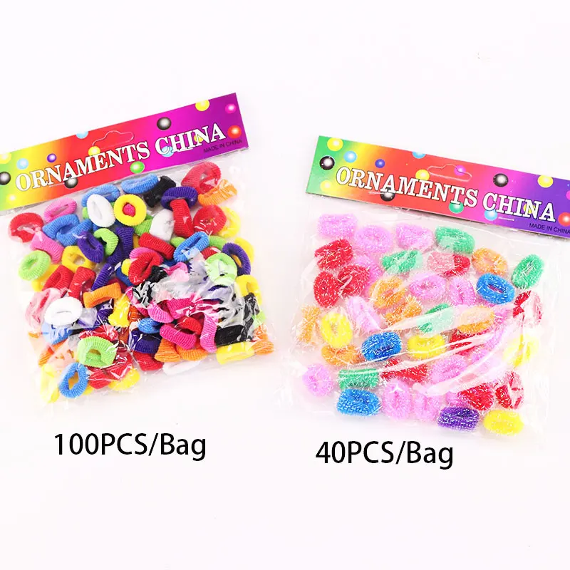 Резинки для волос девочек цветные эластичные резинки 1 упаковка | Мать и ребенок