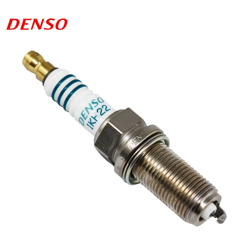 4 шт./компл. DENSO автомобильная свеча зажигания для Porsche Volvo Audi Citroen C4 Peugeot 206 307 408 Subaru Forester SG 2 5 T Iridium IKH22|Свечи и