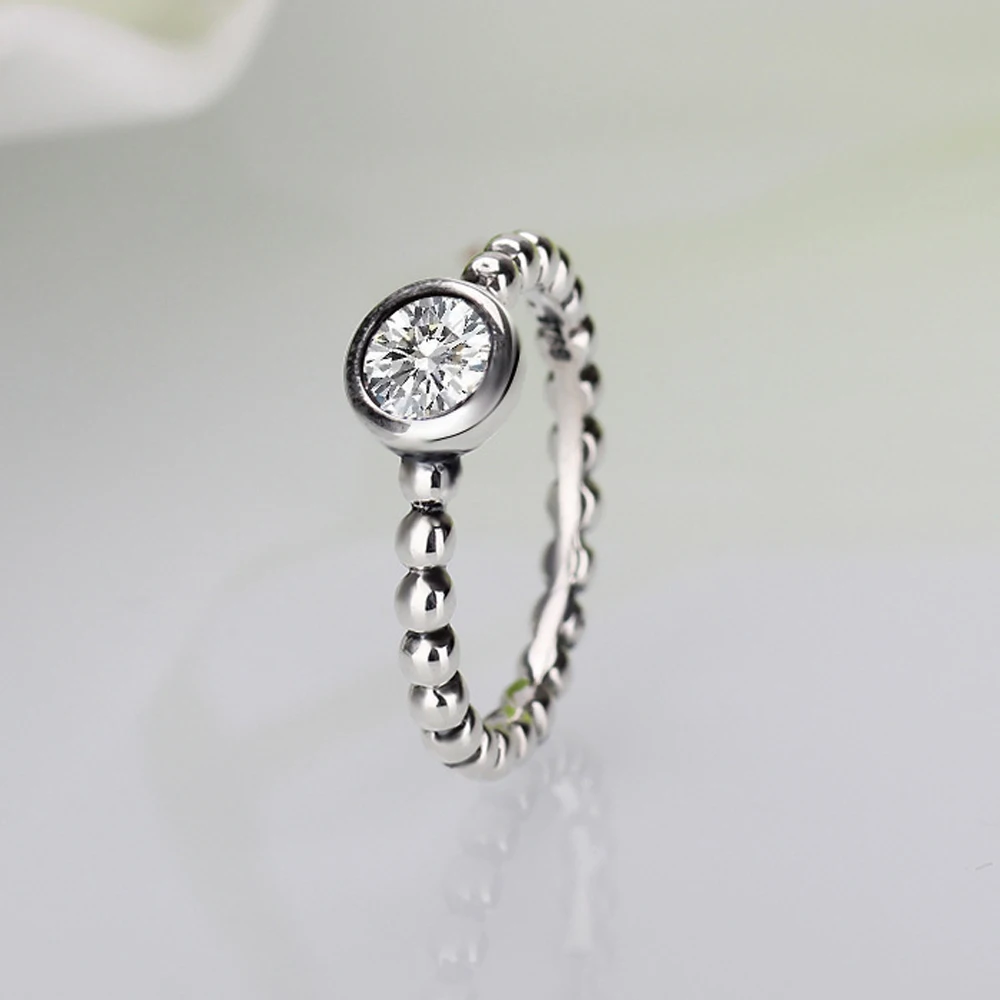 Модные женские брендовые кольца серебряного цвета с цирконием совместимые