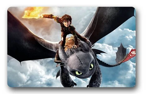 CHARMHOME на заказ Как приручить дракона коврик для двери художественный дизайн