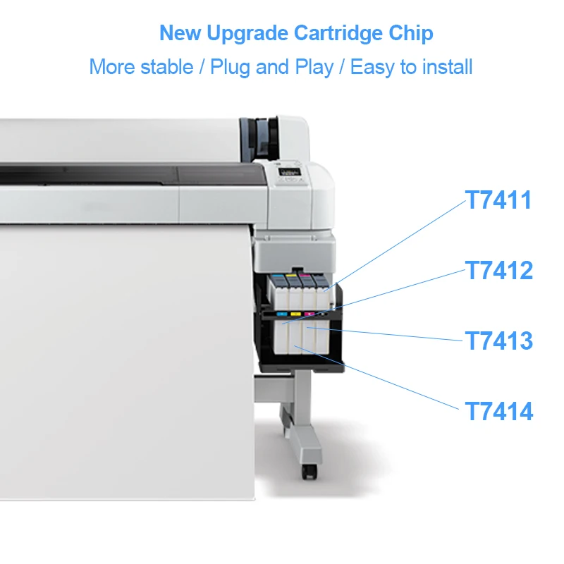 Чип для чернильного бака Epson SureColor F6000 F6070 F6200 F6270 F7000 F7070 F7100 F7170 F7200 F7270 картридж с