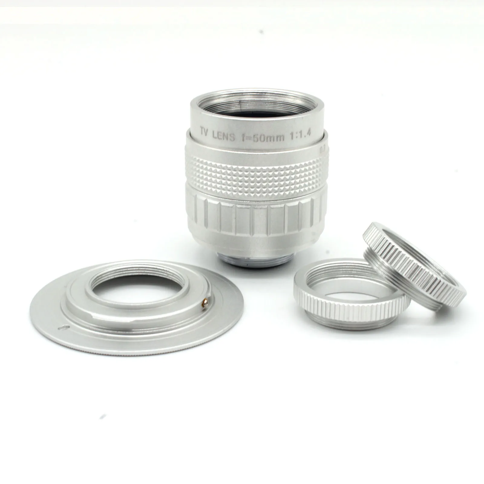 FUJIAN 50 мм F/1 4 C крепление CCTV 2/3 &quotобъектив для Sony NEX E камеры 3 Серебро Бесплатная