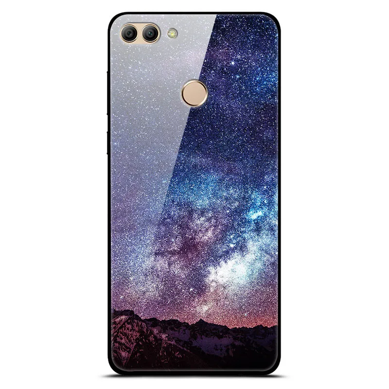 05 Для huawei P Smart Enjoy 7S чехол из закаленного стекла с изображением планеты космос, стеклянный чехол-накладка для huawei P Smart Coque Shell PSmart - Цвет: 05