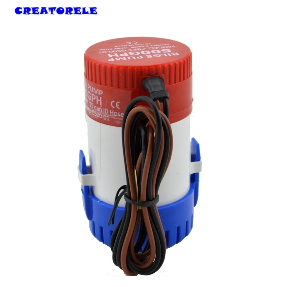 500GPH 24В автомобильные насосы погружной морской водяной насос оборудование для RV