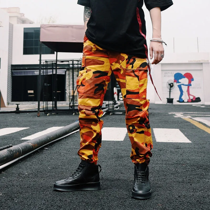 Мужские модные камуфляжные брюки-карго 2018 |