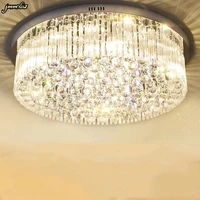 top selling price special 100 guaranteed large modern short ceiling crystal chandelier crystal lighting for living room hall