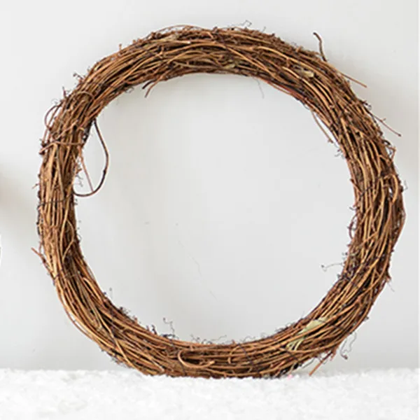 ring Рождественская гирлянда для дома, двери, стены, сделай сам, ротанг, звезда, Сепак такрау, домашняя свадьба, Рождество/День рождения, Рождество, натуральный сушеный ротанговый венок - Цвет: ring