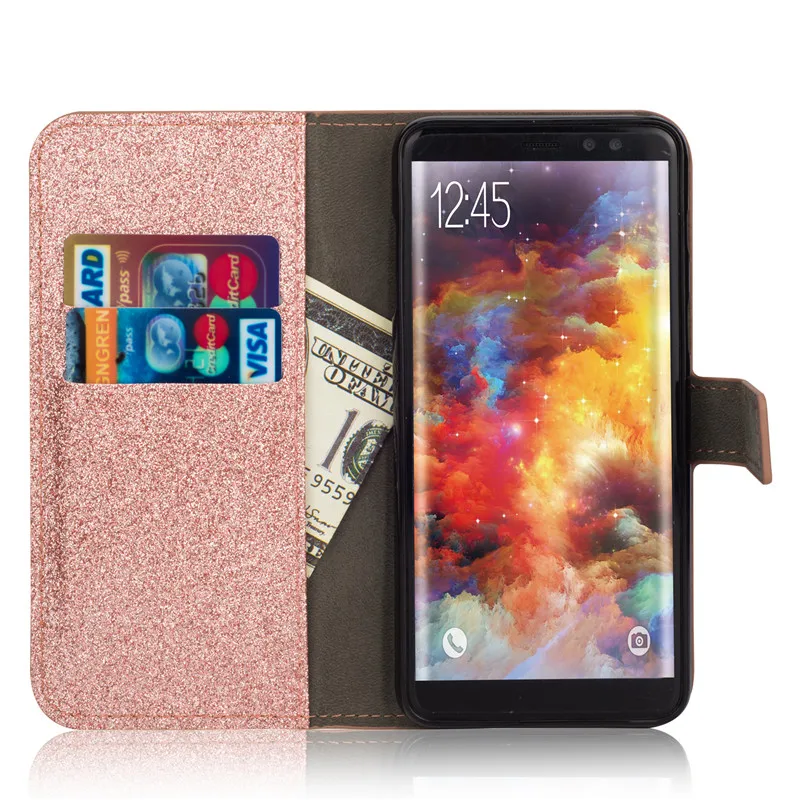 Модный флип чехол ручной работы для Samsung A6 A7 A8 A9 J4 J6 plus J7 2018 A750 A530 S7 S8 S9 S10 + кошелек с