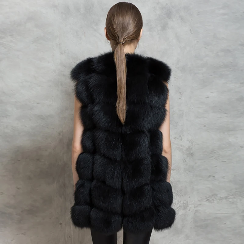 Зимний женский кардиган меховой жилет модное женское пальто из искусственного