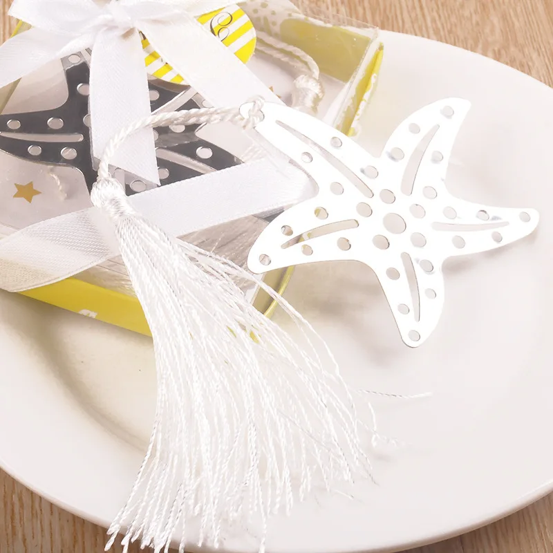 1 шт. Морская звезда Закладки пляжная Свадебная вечеринка Сувениры подарок