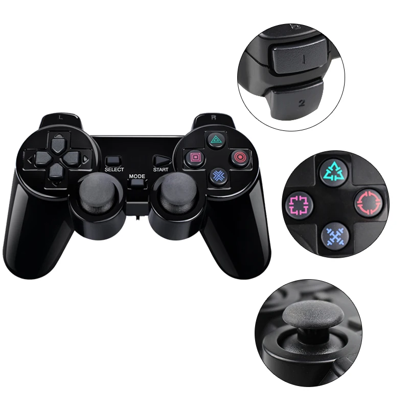 Беспроводной геймпад для Sony PS2 контроллер Playstation 2 Консоль джойстик Двойной
