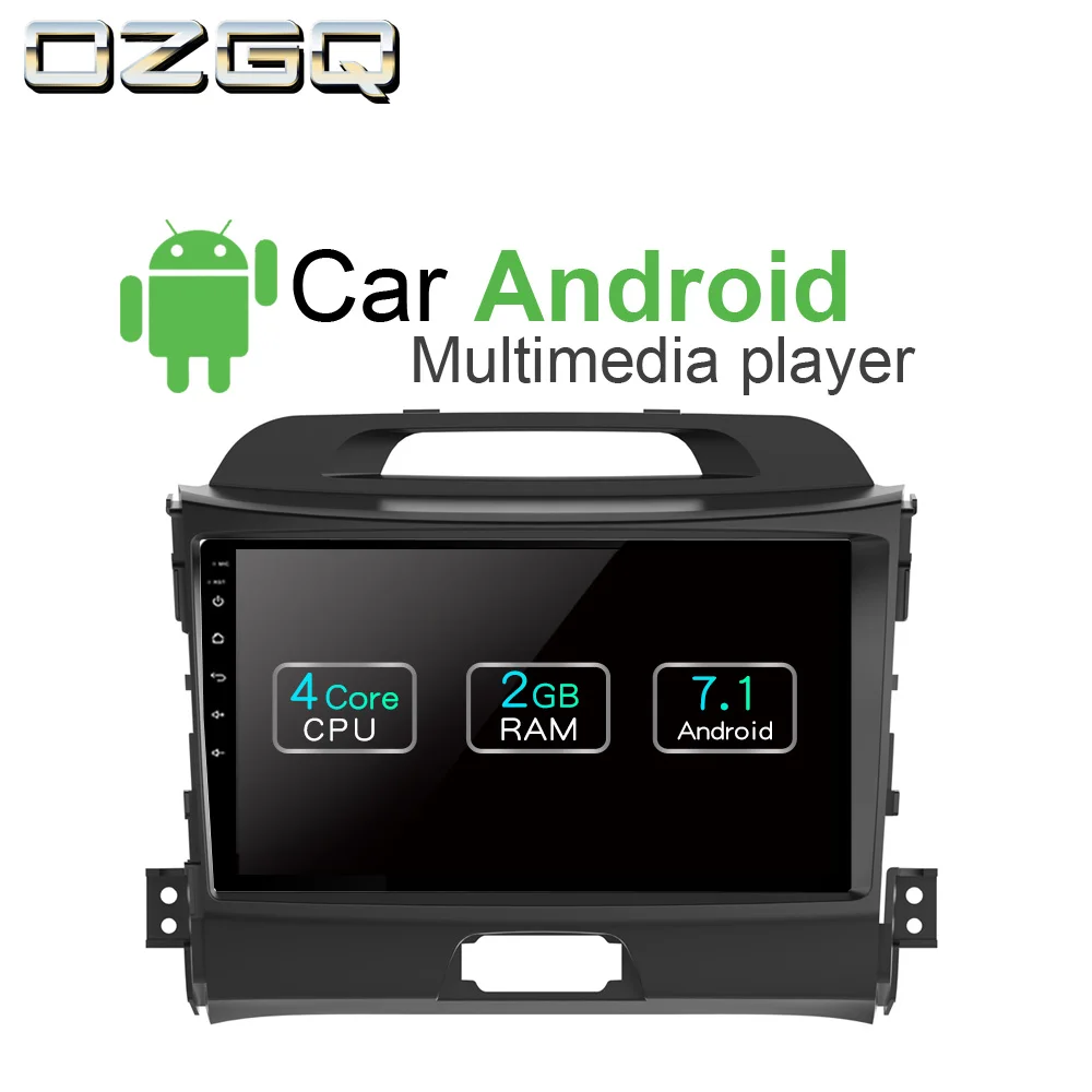 OZGQ Android 7 1 Автомобильный плеер для KIA Sportage 2010 ~ 2015 HD экран Авто GPS навигация Bluetooth
