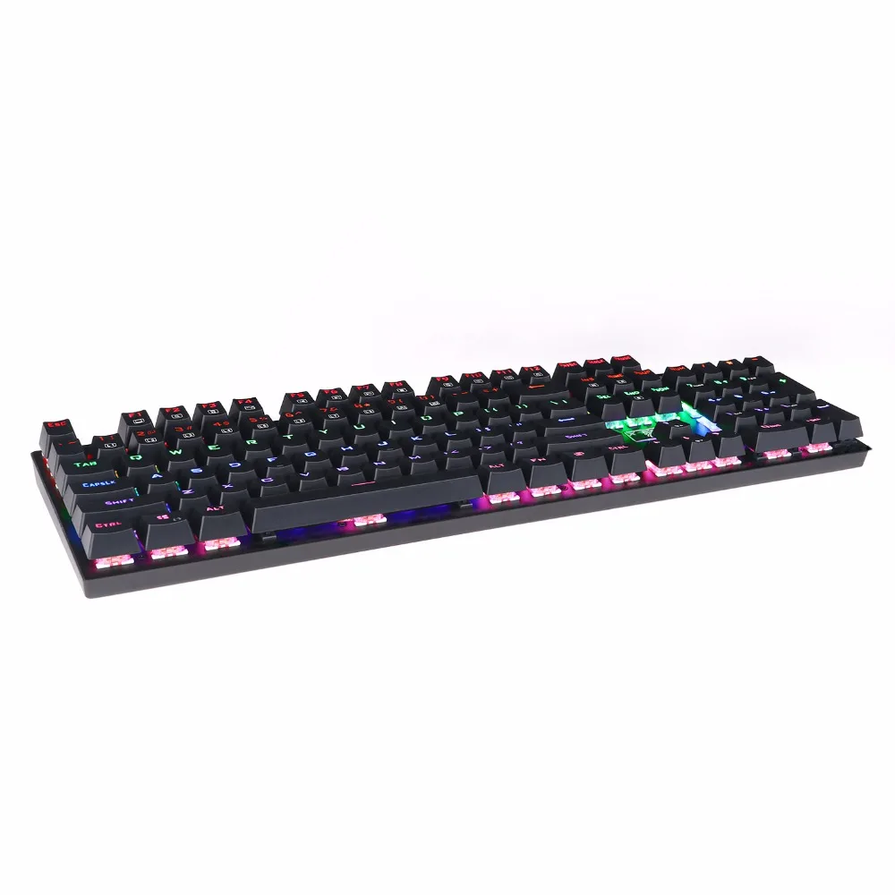 Механическая игровая клавиатура с радужной светодиодной подсветкой DIY Outemu синие