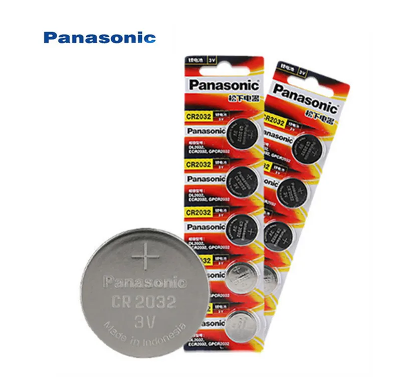 Оригинальные батарейки Panasonic cr2032 30 шт. 3 в литиевая батарея для монет часов