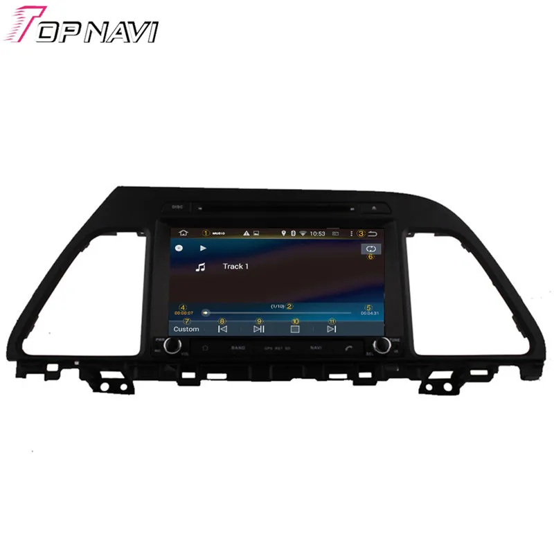 Topnavi 8 ''Восьмиядерный 4 Гб ОЗУ Android 6 0 Автомобильный видеоплеер Авто аудио DVD ПК