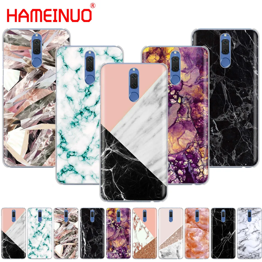 HAMEINUO чехол для телефона с мраморным рисунком Huawei NOVA 2 2S 3e PLUS LITE p smart 2018 enjoy 7s mate 7 8 9 10