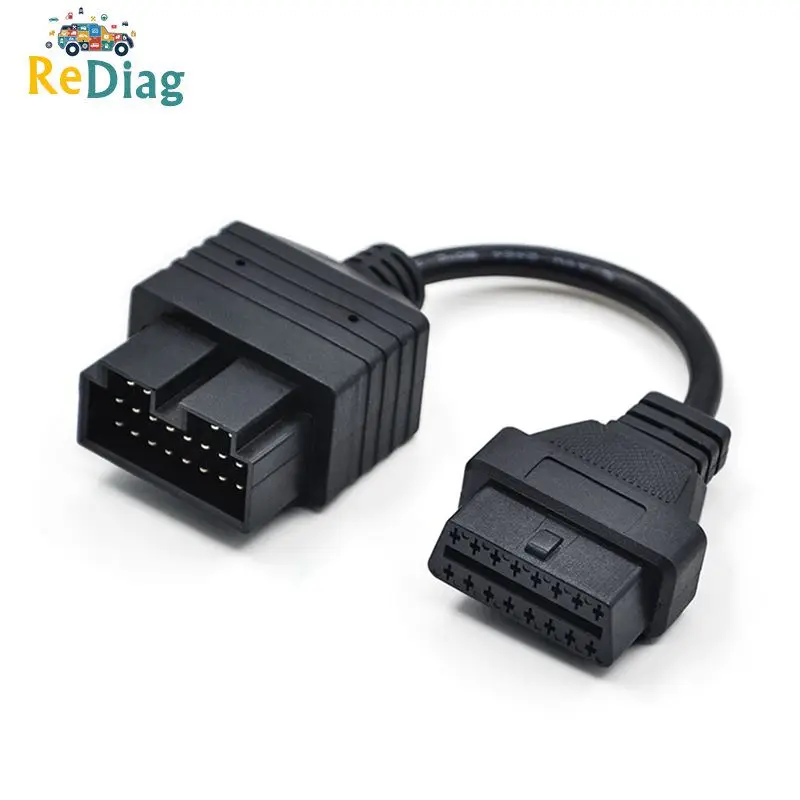 Бесплатная доставка Для Kia 20Pin для 16Pin расширение Интерфейс OBDII 16 контактный