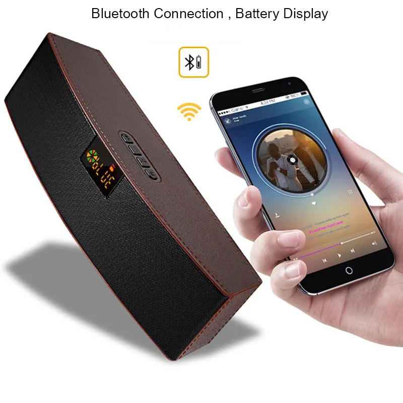 Новинка Bluetooth колонка Беспроводная портативная аудио мини-колонка Fm радио Tf