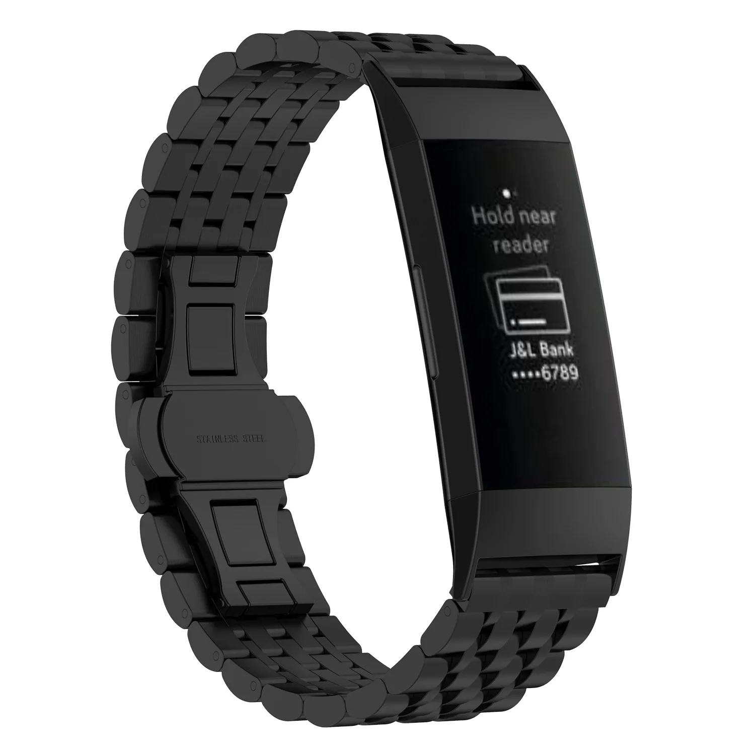 Ремешок из нержавеющей стали для Fitbit Charge 3 Bandje ремешка фитнес трекер Smart Band