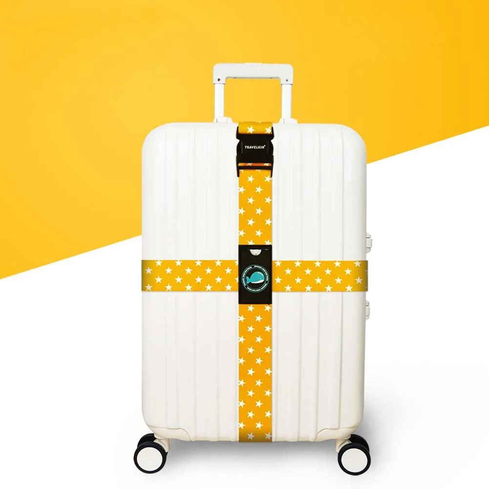 Путешествия пряжка регулируемый крест с поясом Галстук Вниз багажные ремни