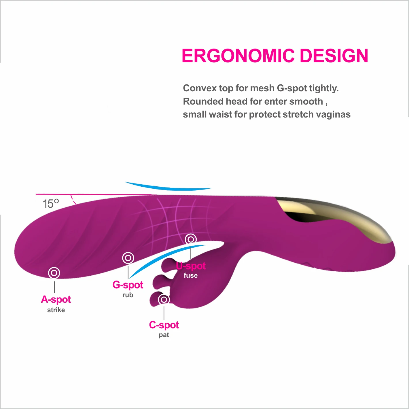 G Spot вибратор водонепроницаемый силиконовый кролик женский клитор стимуляция