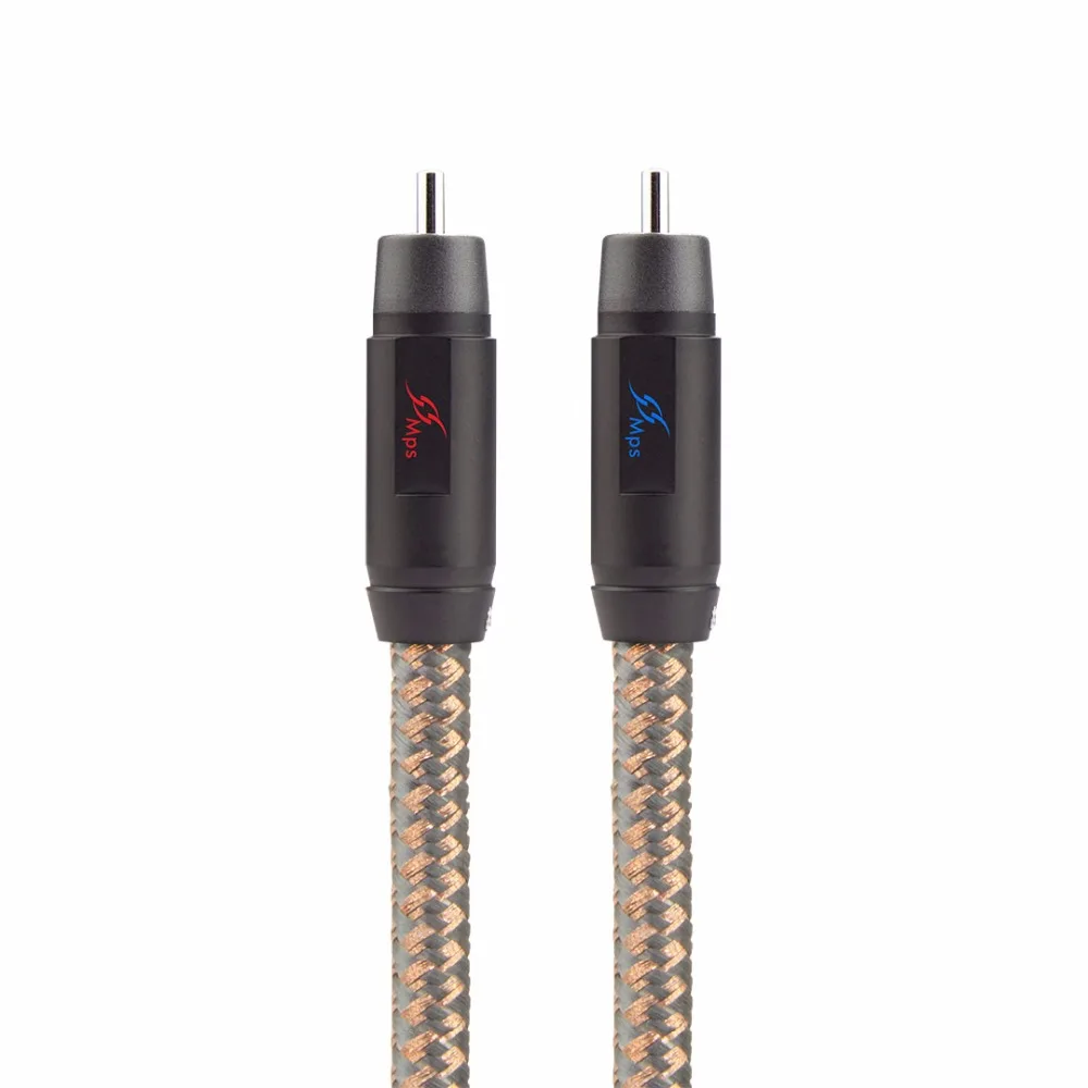 MPS M-9R 99.99997% 6N OCC RCA кабель провод с родиевым покрытием разъем для Hifi аудио DVD CD DAC AMP