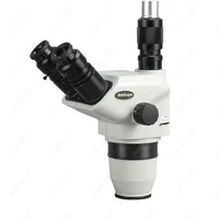 microscope head amscope supplies 2x 180x trinocular stereo zoom microscope head w focusable eyepieces sku zm2180nt