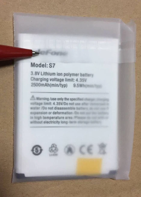 Оригинальный аккумулятор ulefone s7 2500 мАч 3 8 в для смартфона Ulefone S7 5 0 дюймов IPS HD