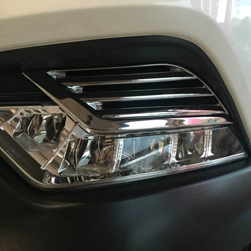 Для Nissan Qashqai J11 2014 2015 2016 2017 ABS Хромированная Автомобильная наклейка передняя