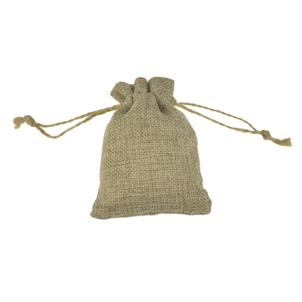 Высококачественный Лен джутовый цвет с хлопковым шнурком 200 шт. рождественские