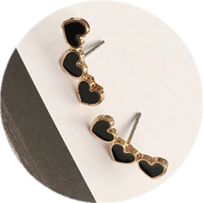 Fashion Women Cute Stud Earrings For Accessories Girls Simple Heart Jewelry Gift boucle d'oreille femmes | Украшения и
