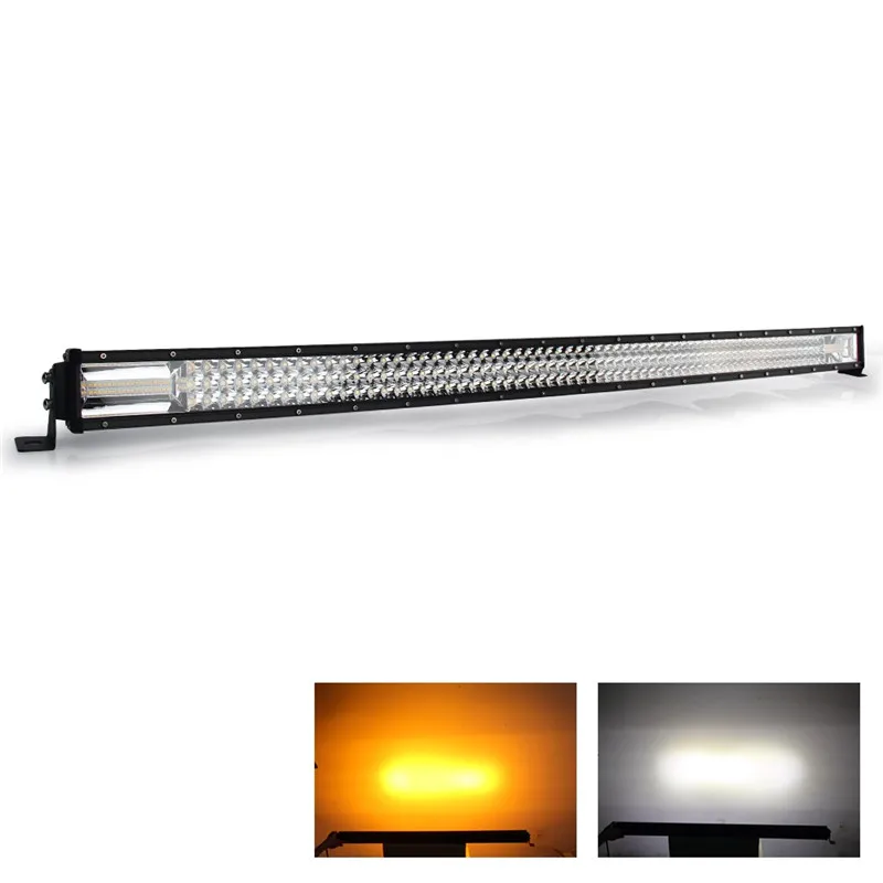 12D 52inch 783W CO светильник 270 Вт 405 Вт 648 Вт 783 Вт 12D светодиодный светильник 12 В Стробоскоп Белый Янтарный светодиодный бар автомобильный комбинированный светодиодный рабочий светильник для трактора Jeep ATV - Цвет: 12D 52inch 783W