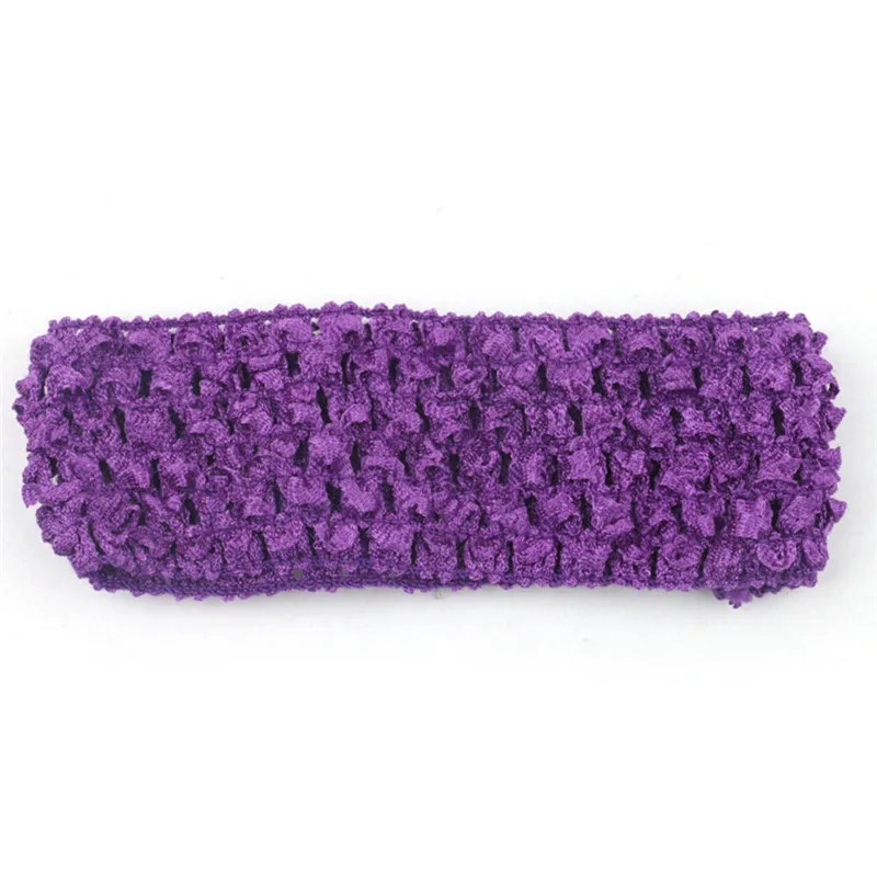 

10PCS/LOT Girls Elastic Stretch crochet Headbands 1.5 inch Hair Band Gifts For Kids DIY headband Hair Accessories Random Color