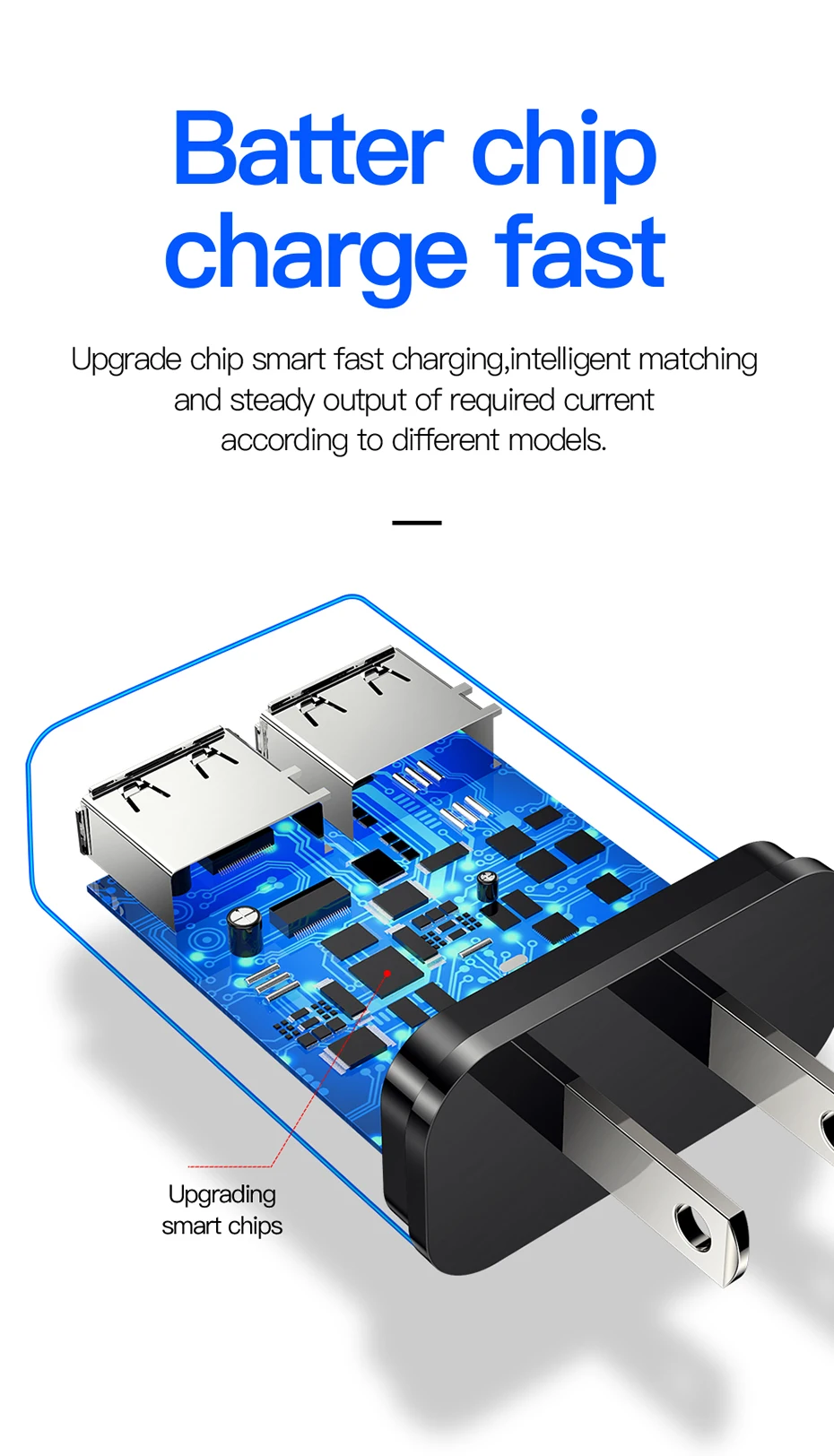 2.4A зарядное устройство для телефона 2 порта USB для iPhone X Xs Max двойной настенный адаптер для быстрой зарядки EU US для Xiaomi samsung huawei