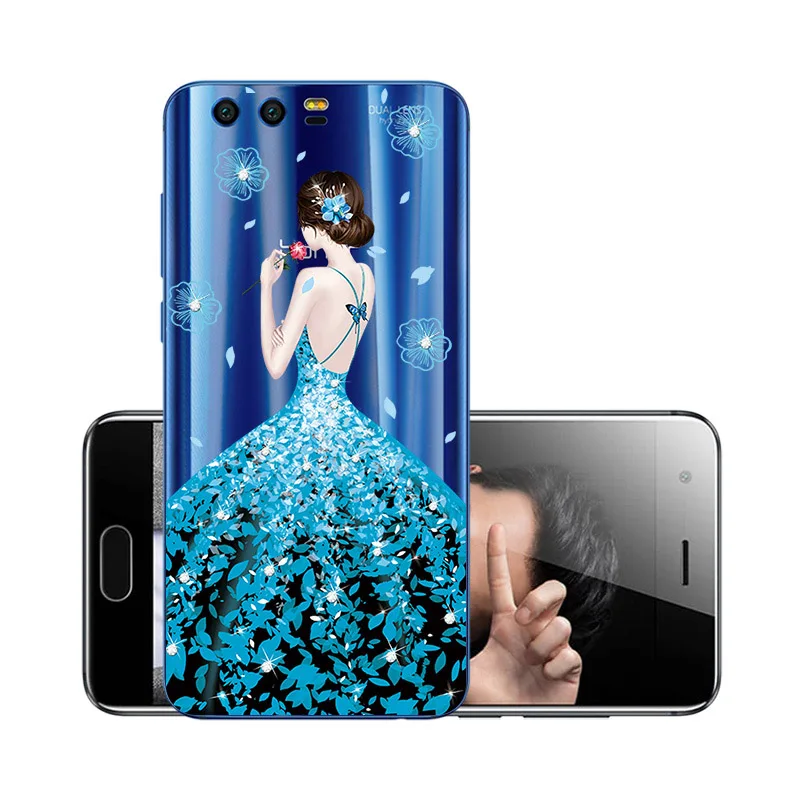 W028 Чехол s для huawei Honor 9 Lite, чехол, силиконовая Мягкая задняя крышка из ТПУ для huawei Honor 8X MAX 8 S, чехол, Защитная прозрачная оболочка - Цвет: W028