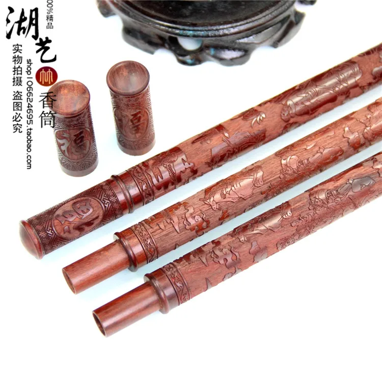 Розовое дерево анаглиф Восемь Бессмертных длинные joss палочки цилиндрические