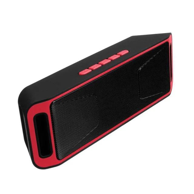 AINGSLIM беспроводной динамик Bluetooth 4,0 Caixa De Som стерео сабвуфер динамик s TF USB fm-радио Встроенный микрофон двойная коробка басового звука - Цвет: Red