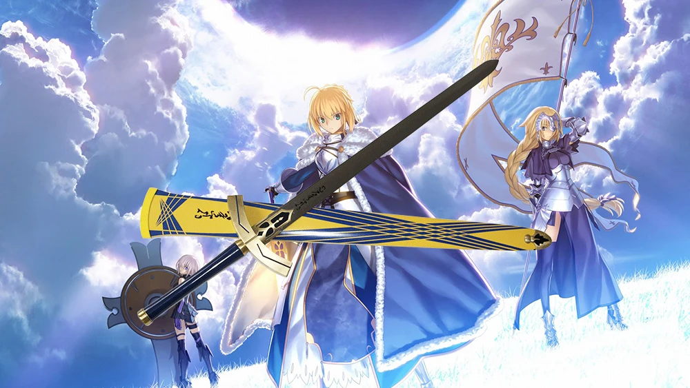 Fate Stay Night Grand Order Saber японская игра-Аниме Косплей Стальной меч Excalibur Sword in The Stone | Дом