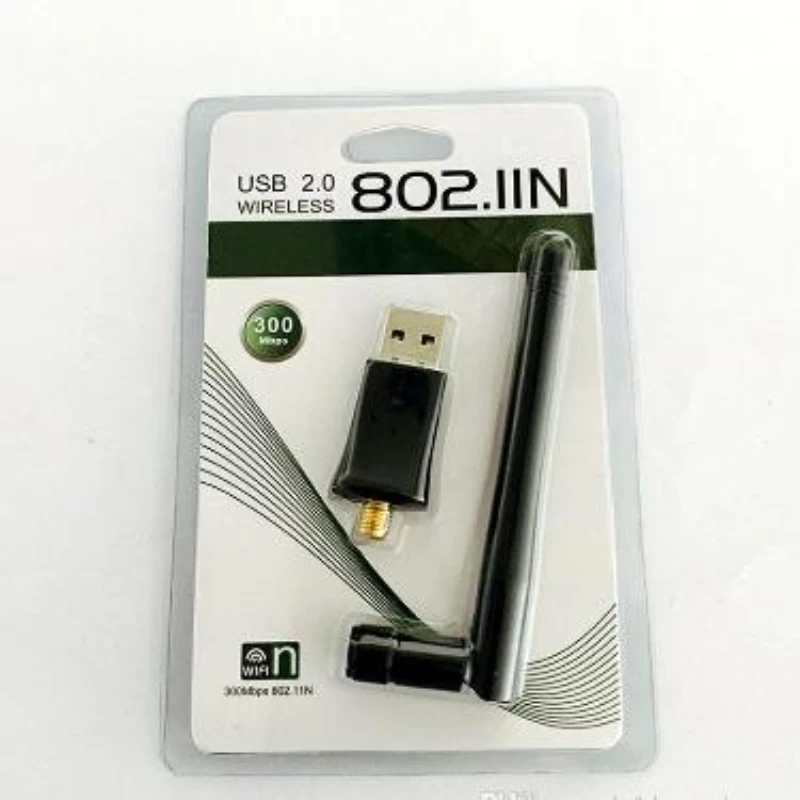 USB Wi Fi беспроводная сетевая карта 300 Мбит/с 802 11 n g b LAN адаптер с внешней антенной 2