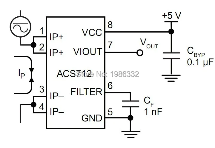 Новый оригинальный реле тока WS16 AC и DC ACS712T Φ Реле модуль 30A ACS712|current meter|dc current meterac