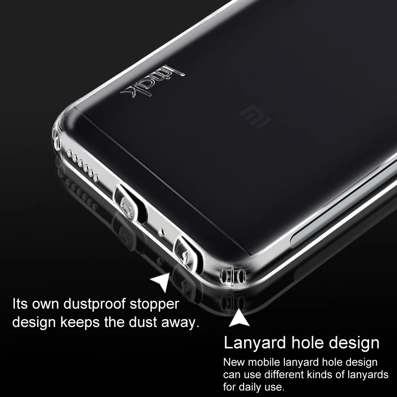 IMak Slim Airbag Stealth Soft Case For Xiaomi Redmi Note5(AI Dual Camera)/Redmi Note 5 Pro(India Version) Smartphone Capa + Film |