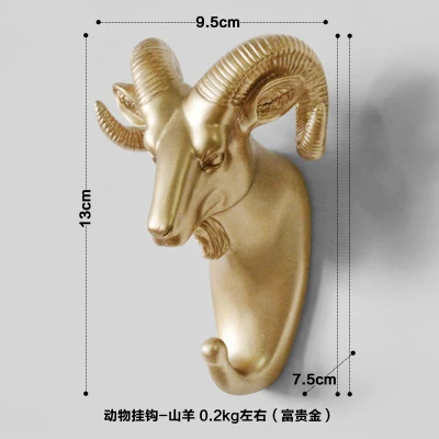1pcs Креативные 3D настенные вешалки, декоративные дверные крючки, декоративные крючки для пальто, полимерные крючки, олень, носорог, слон, жираф, лошадь, Декор - Цвет: 1pcs