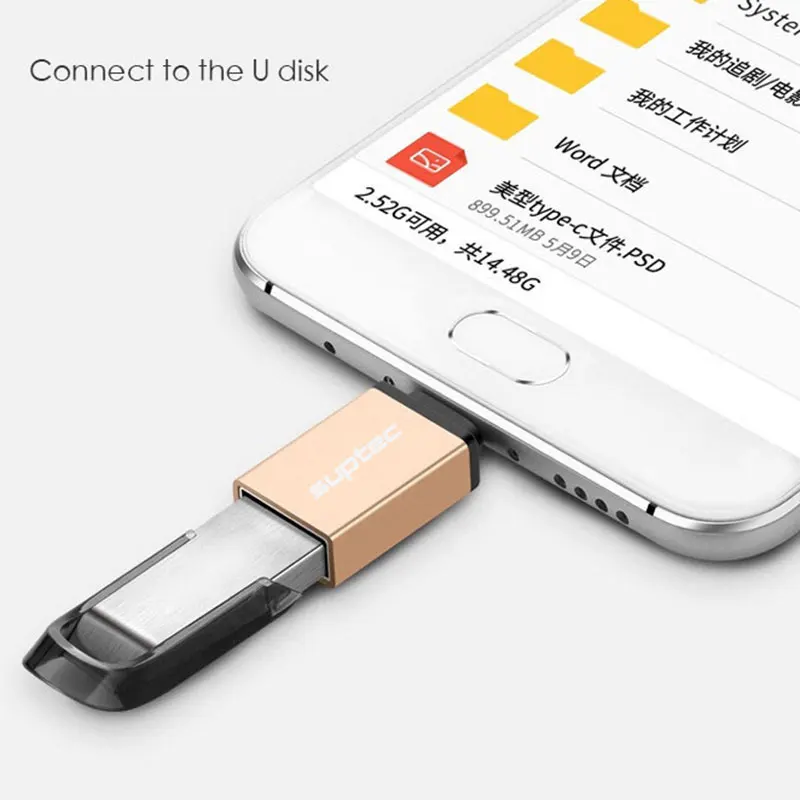 SUPTEC Type-C &quotпапа&quot в USB OTG кабель для передачи данных типа C AUX USB-C конвертер Macbook Samsung