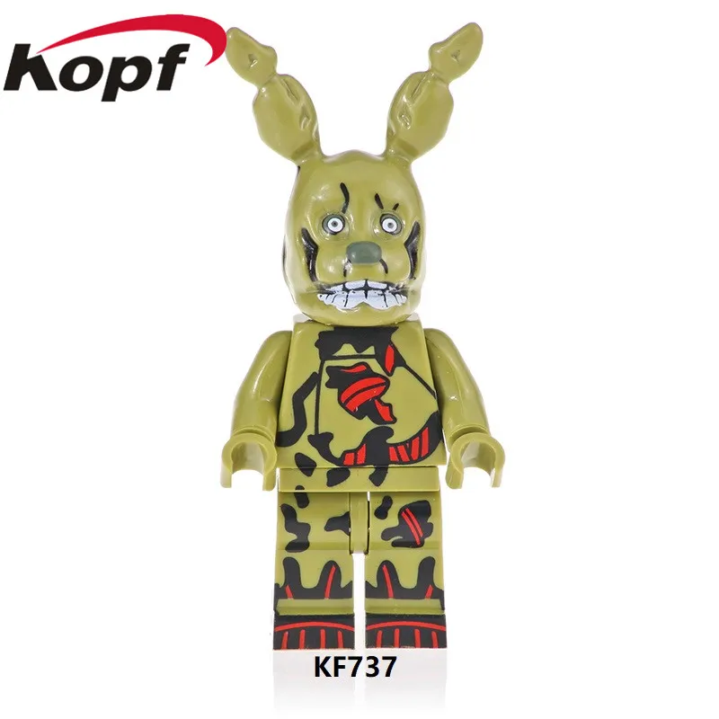 KF734 20 шт мультфильм Пять ночей у Фредди баллонбой Фокси Золотой Фредди строительные блоки фигурки подарок игрушки для детей - Цвет: KF737 20pcs No Box