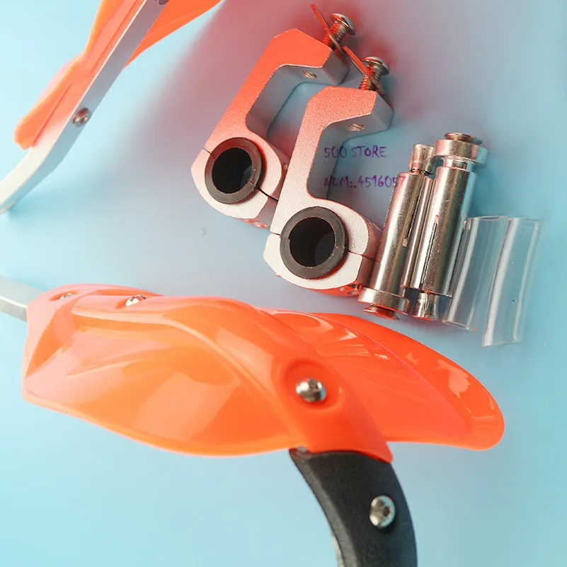 Хороший Оранжевый 22 мм moto rbike защита рук moto rcycle handguard части moto защита moto крест для suzuki honda SXF питбайк